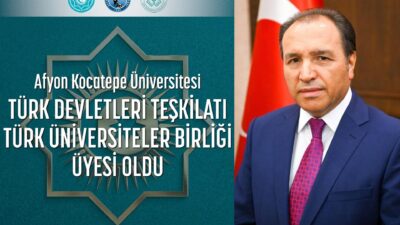Afyon Kocatepe Üniversitesi (AKÜ), uluslararasılaşma hedefleri doğrultusunda önemli bir başarıya