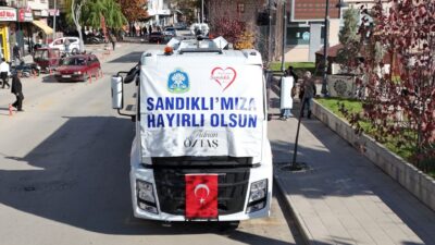 Çevre, Şehircilik ve İklim Değişikliği Bakanlığı, Sandıklı Belediyesi’ne 13 ton
