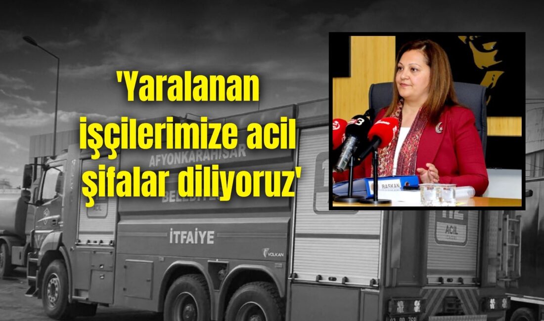 Afyonkarahisar Belediye Başkanı Burcu Köksal, Organize Sanayi Bölgesi’nde bir yağ