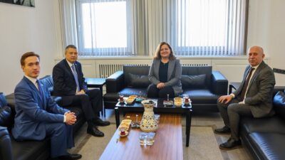 Afyonkarahisar Belediye Başkanı Burcu Köksal, Kazakistan Cumhuriyeti İzmir Başkonsolosu Bauyrzhan