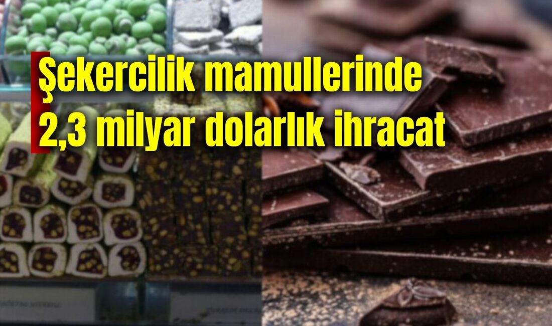Türkiye 2025 yılının ocak – ekim döneminde dünyanın ağzını tatlandırarak,