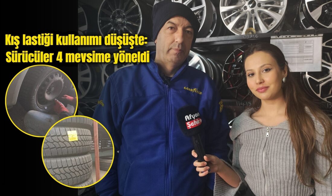 Afyonkarahisar’da bu yıl kış lastiği kullanım oranı düşerken, Nural Otomotiv’den