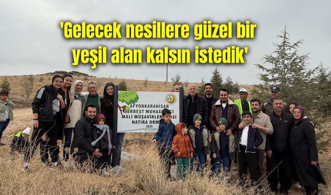 Afyonkarahisar Serbest Muhasebeci Mali Müşavirler Odası, çevreye duyarlı ve geleceğe