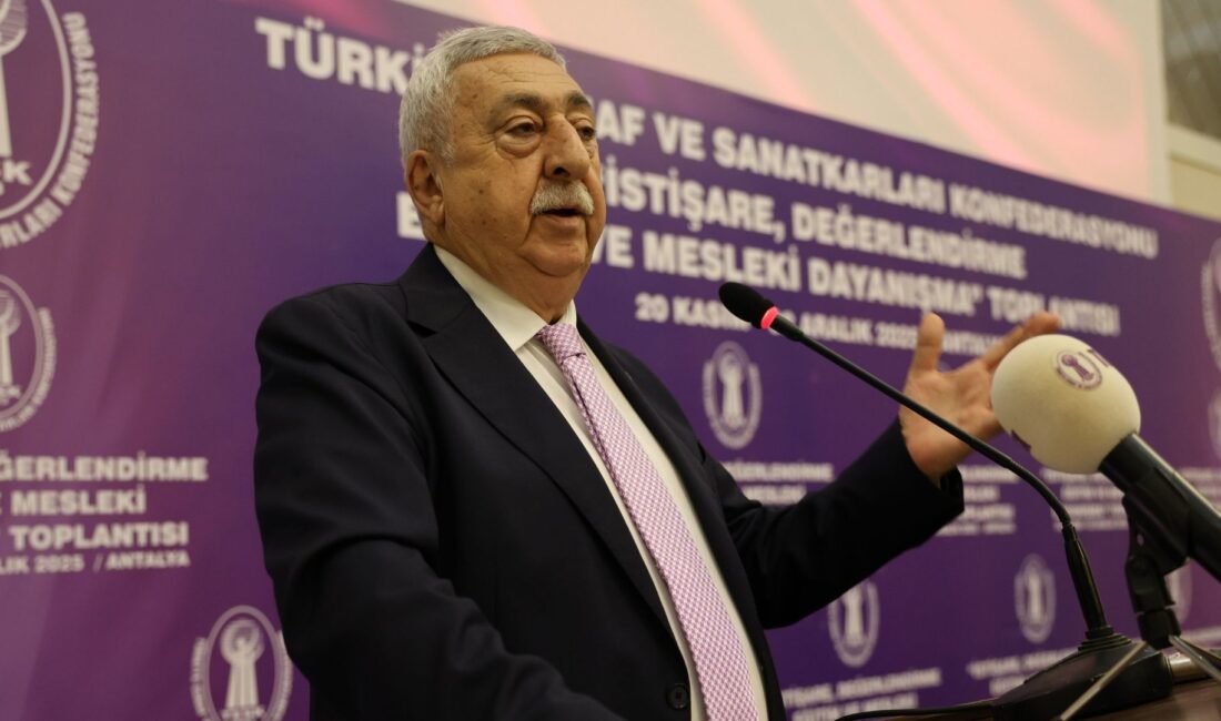 TESK Genel Başkanı Bendevi Palandöken, İstişare, Değerlendirme, Eğitim ve Mesleki