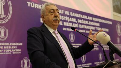 TESK Genel Başkanı Bendevi Palandöken, İstişare, Değerlendirme, Eğitim ve Mesleki