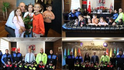 Afyonkarahisar İl Emniyet Müdürlüğü, Özel Afyon Burçak Anaokulu öğrencilerini misafir