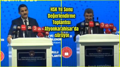 Adalet Bakanı Yılmaz Tunç’un teşrifleriyle Afyonkarahisar’da düzenlenen Hakimler ve Savcılar
