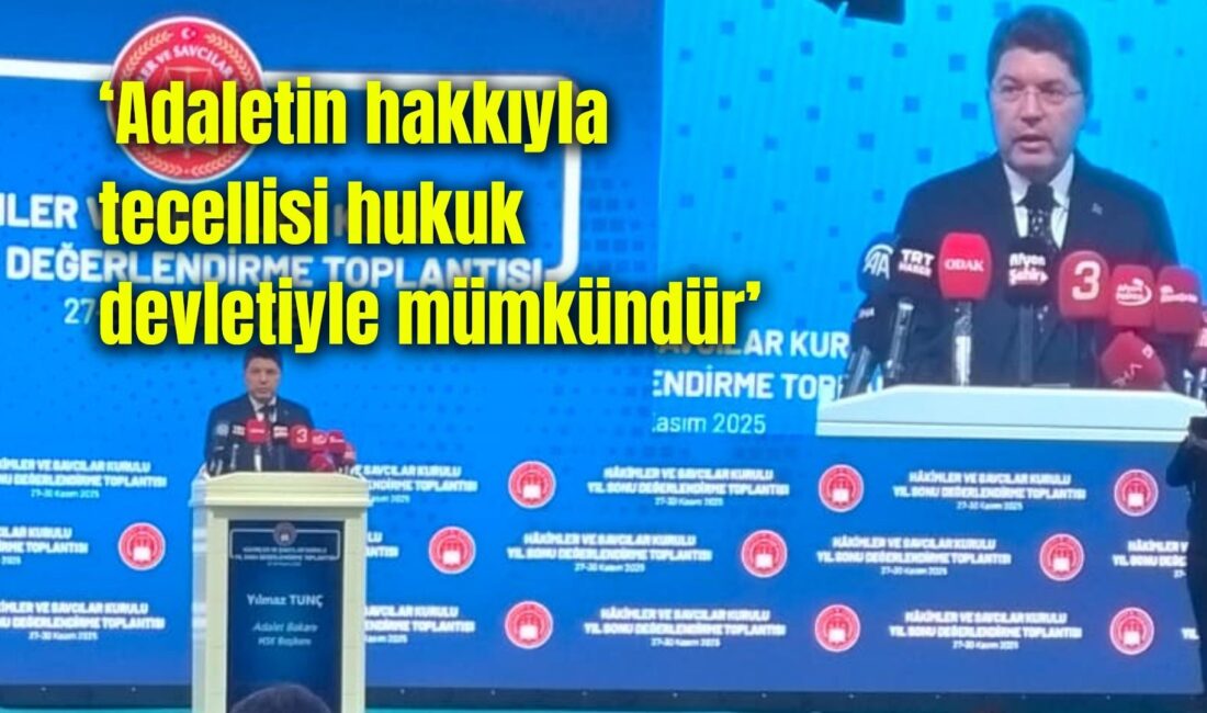 Adalet Bakanı Yılmaz Tunç, Hakimler ve Savcılar Kurulu (HSK) yıl