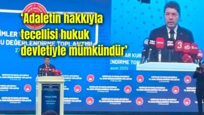 Adalet Bakanı Yılmaz Tunç, Hakimler ve Savcılar Kurulu (HSK) yıl