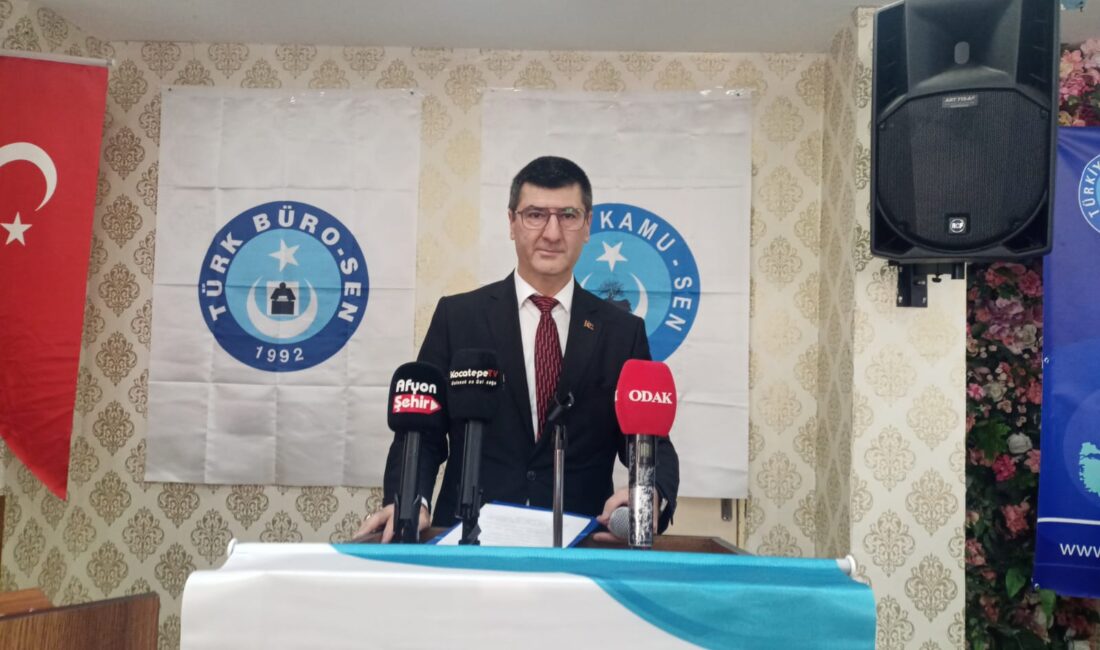 Türk Büro-Sen Afyonkarahisar Şube Başkanlığı’nın 8’inci olağan genel kurul toplantısı