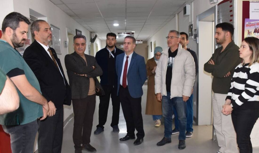 AFSÜ Rektörü Prof. Dr. Adem Aslan, AFSÜ Diş Acil Polikliniğinin