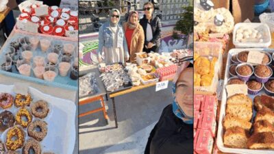 Öğrenciler, veliler ve öğretmenler el ele vererek Gazze için unutulmaz