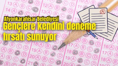 Belediyeden yapılan açıklamaya göre, deneme sınavı 22 Kasım Cumartesi günü