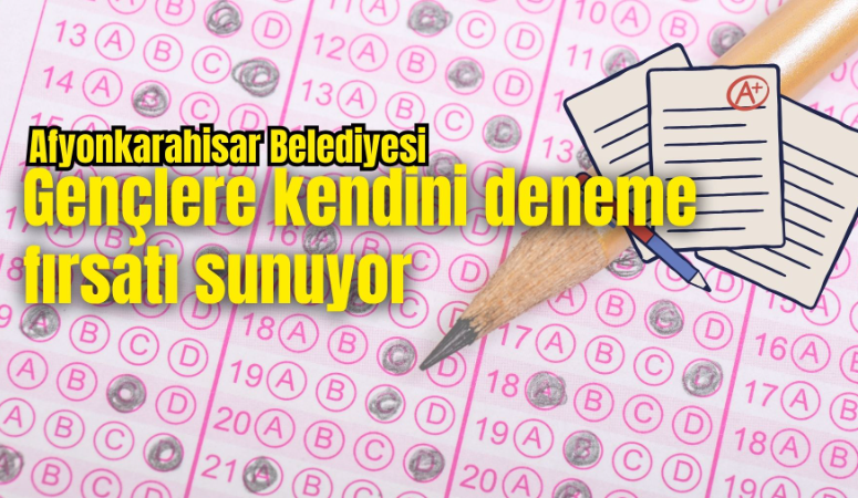 Belediyeden yapılan açıklamaya göre, deneme sınavı 22 Kasım Cumartesi günü