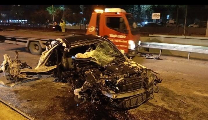 Bursa’da gece saatlerinde meydana gelen zincirleme trafik kazasında 8 kişi