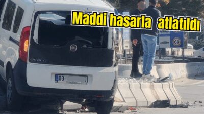 Afyonkarahisar İbrahim Evren Mesleki ve Teknik Anadolu Lisesi önünde bulunan