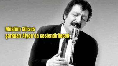 Afyonkarahisar Belediyesi, 28 Kasım Cuma günü kentte Müslüm Gürses Şarkıları