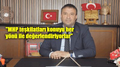 MHP Afyonkarahisar İl Başkanı Ahmet Kahveci, Taşoluk merkezli olarak devam