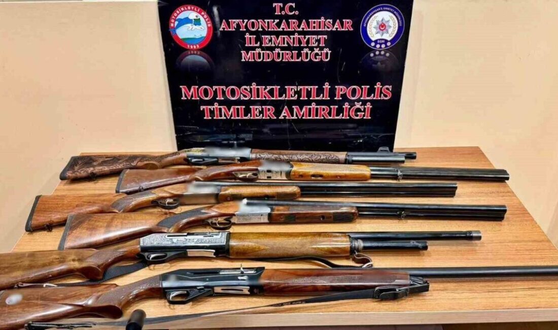 Afyonkarahisar’da polis tarafından son bir haftada gerçekleştirilen denetimlerde baskın yapılan