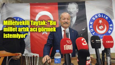 MHP Afyonkarahisar Milletvekili Mehmet Taytak, terörsüz Türkiye hedefinden vazgeçmeyeceklerini belirterek