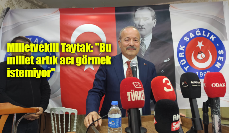 MHP Afyonkarahisar Milletvekili Mehmet Taytak, terörsüz Türkiye hedefinden vazgeçmeyeceklerini belirterek