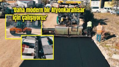 Afyonkarahisar Belediyesi, 2. Küçük Sanayi Bölgesinde yapımı tamamlanan altyapı çalışmalarının