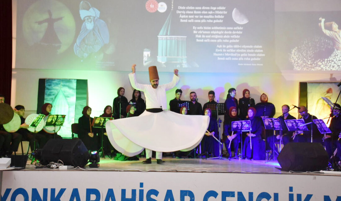 Afyonkarahisar Gençlik Merkezi, Hz. Mevlânâ’nın 752. vuslat yıldönümü dolayısıyla düzenlenen