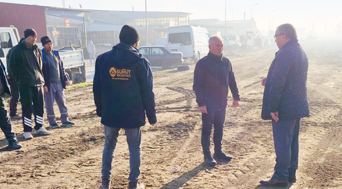 Şuhut Belediye Başkanı Muhittin Özaşkın, ilçedeki altyapı ve üstyapı çalışmalarını