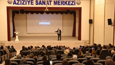 Emirdağ Belediyesi Gençlik Merkezi koordinesinde, Aziziye Kültür Merkezi’nde eğitimci yazar