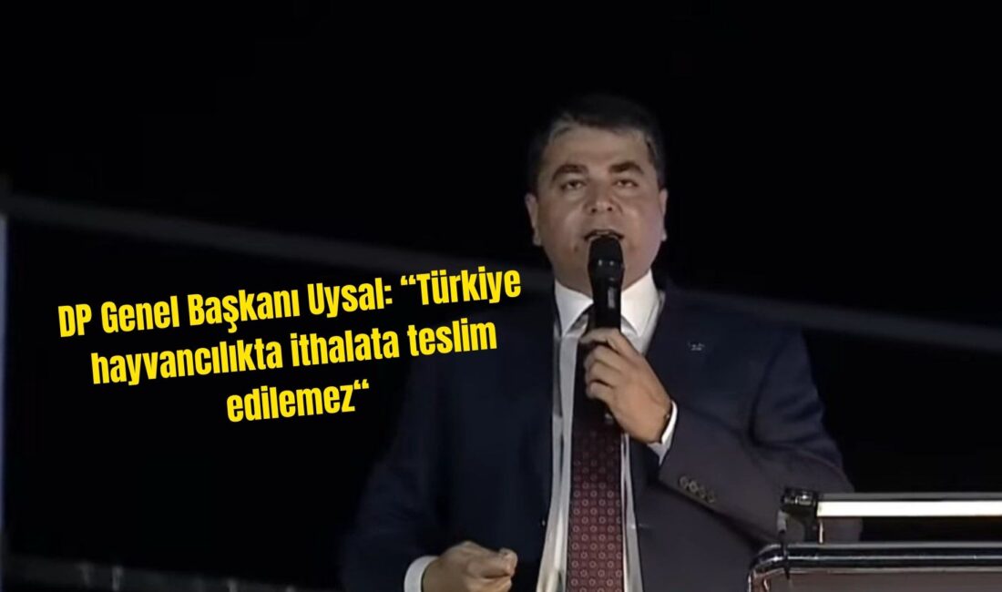 Demokrat Parti Genel Başkanı Gültekin Uysal, hayvancılıkta izlenen ithalat politikalarına