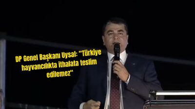 Demokrat Parti Genel Başkanı Gültekin Uysal, hayvancılıkta izlenen ithalat politikalarına