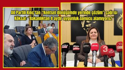 Afyonkarahisar Belediye Meclisi’nin Aralık ayı toplantısında kentsel dönüşüm gündemi ele
