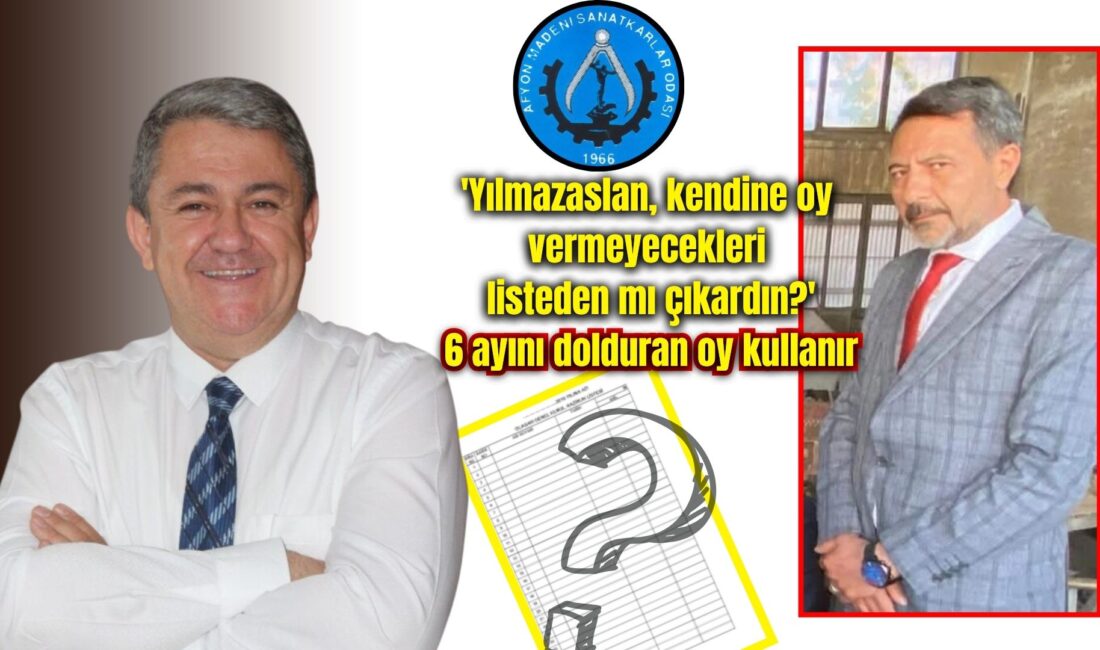 Madeni Sanatkârlar Esnaf Odası’nda yapılması planlanan 17 Ocak 2026 tarihli