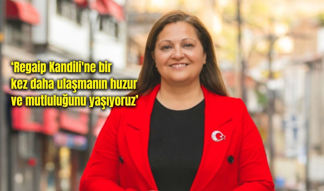 Afyonkarahisar Belediye Başkanı Burcu Köksal Regaip Kandili sebebiyle bir mesaj