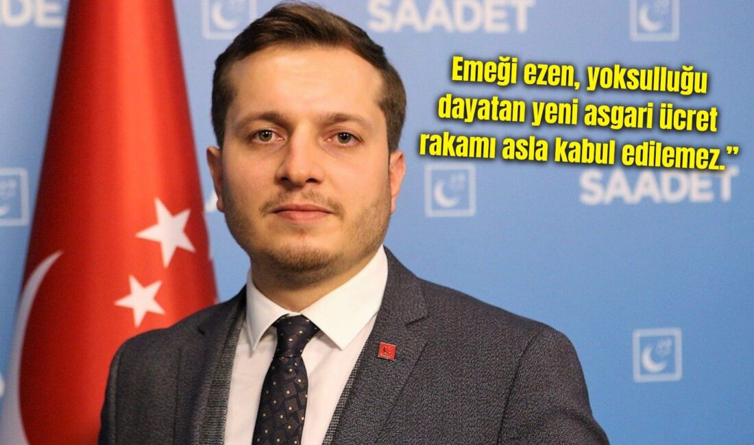 Saadet Partisi İl Başkanı Karataş, 28 bin 75 TL olarak