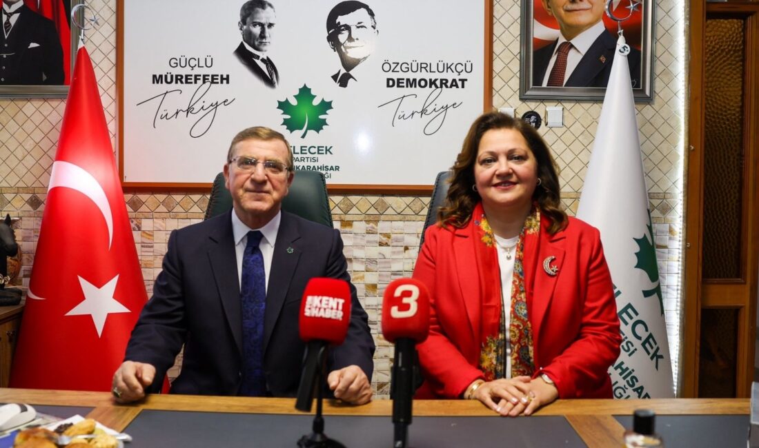 Afyonkarahisar Belediye Başkanı Burcu Köksal, Gelecek Partisi Afyonkarahisar İl Başkanı