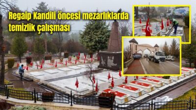 Afyonkarahisar Belediyesi, Regaip Kandili öncesinde vatandaşların mezarlık ziyaretlerini daha huzurlu