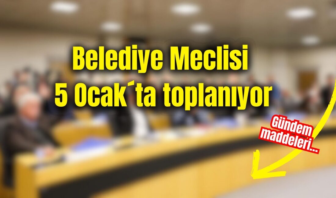 Afyonkarahisar Belediye Meclisi, 5 Ocak 2026 Pazartesi günü saat 18.00’de
