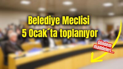 Afyonkarahisar Belediye Meclisi, 5 Ocak 2026 Pazartesi günü saat 18.00’de