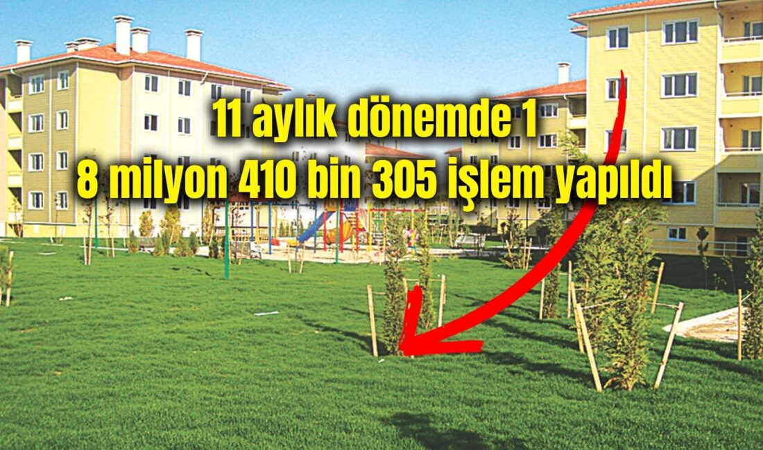 Tapu ve Kadastro Genel Müdürlüğü verilerine göre, Türkiye genelinde satılan