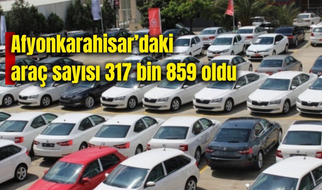 Türkiye İstatistik Kurumu (TÜİK) verilerine göre Afyonkarahisar’daki araç sayısı 317