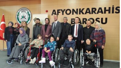 Afyonkarahisar Barosu tarafından 3 Aralık Dünya Engelliler Günü sebebiyle ‘Özgürlük