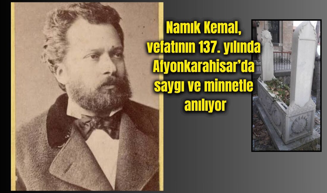Türk edebiyatının öncü isimlerinden, “vatan şairi” olarak tanınan Namık Kemal,