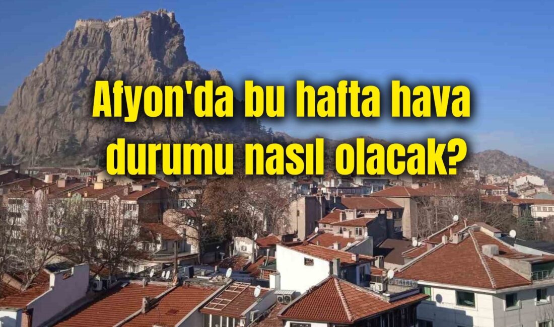 Afyonkarahisar’da yeni haftayla birlikte soğuk hava etkisini sürdürürken, yer yer
