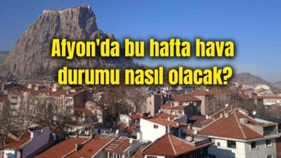 Afyonkarahisar’da yeni haftayla birlikte soğuk hava etkisini sürdürürken, yer yer