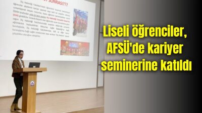 Afyonkarahisar Sağlık Bilimleri Üniversitesi (AFSÜ) Diş Hekimliği Fakültesi (DHF) tarafından