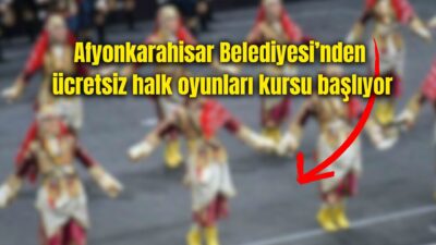 Afyonkarahisar Belediyesi tarafından düzenlenen ücretsiz halk oyunları kursları başladı.