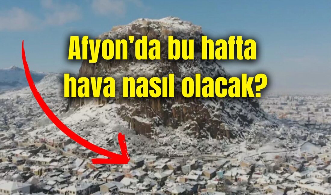 Meteoroloji Genel Müdürlüğünden alınan verilere göre Afyonkarahisar’da , önümüzdeki günlerde