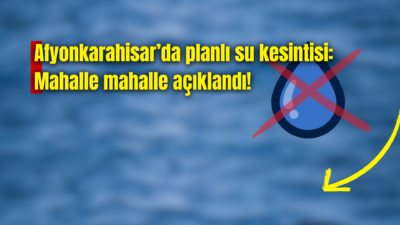 Afyonkarahisar Belediyesi, Fakıpaşa Mahallesi’nde bulunan Ø600’lük ana boruda meydana gelen