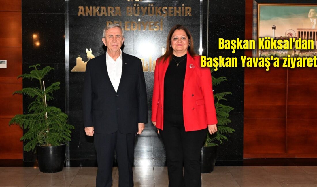 Afyonkarahisar Belediye Başkanı Burcu Köksal, kardeş şehir Ankara Büyükşehir Belediye
